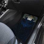 Personalized Parramatta Eels Car Mats Polynesian Tribal Pattern Style