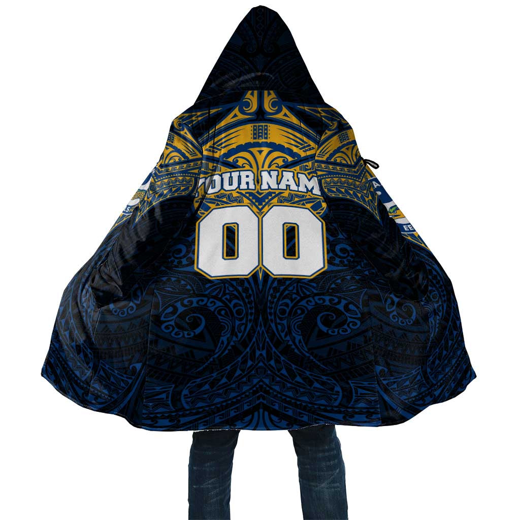 Personalized Parramatta Eels Cloak Polynesian Tribal Pattern Style