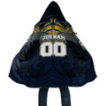 Personalized Parramatta Eels Cloak Polynesian Tribal Pattern Style