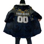 Personalized Parramatta Eels Cloak Polynesian Tribal Pattern Style