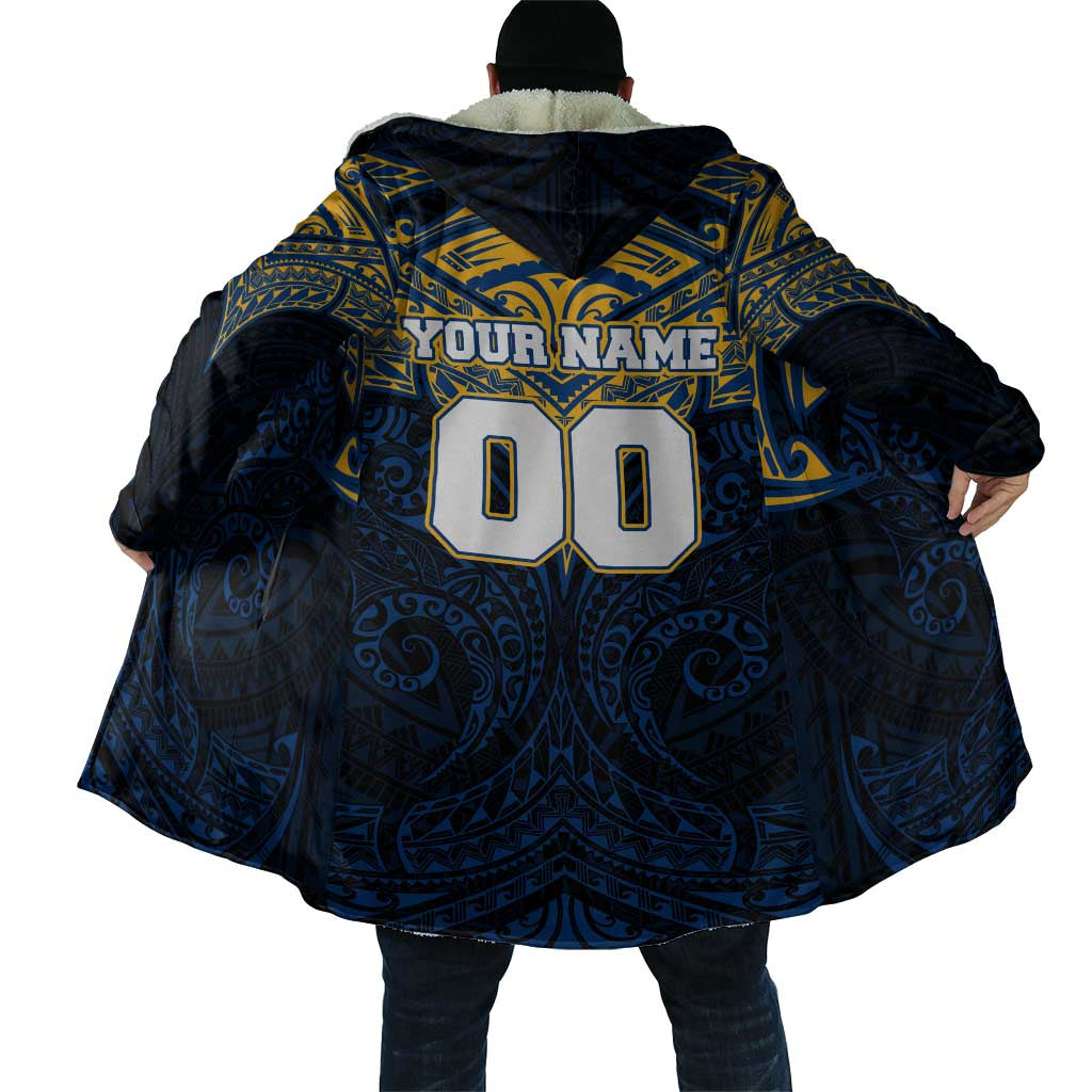 Personalized Parramatta Eels Cloak Polynesian Tribal Pattern Style