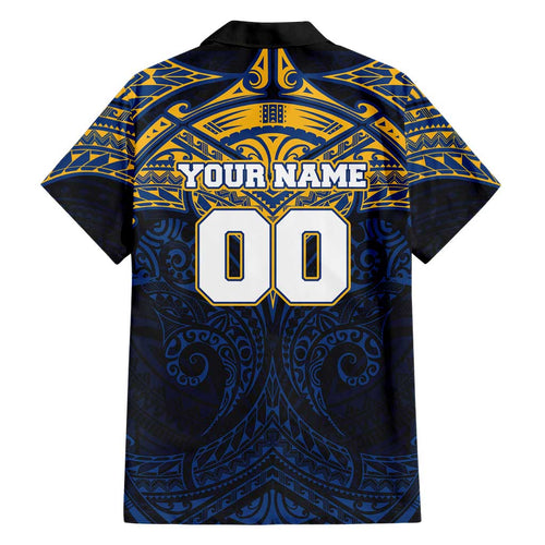Personalized Parramatta Eels Family Matching Mermaid Dress and Hawaiian Shirt Polynesian Tribal Pattern Style
