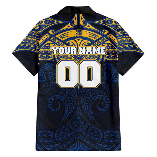 Personalized Parramatta Eels Family Matching Tank Maxi Dress and Hawaiian Shirt Polynesian Tribal Pattern Style