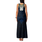 Personalized Parramatta Eels Family Matching Tank Maxi Dress and Hawaiian Shirt Polynesian Tribal Pattern Style
