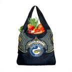 Personalized Parramatta Eels Grocery Bag Polynesian Tribal Pattern Style