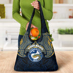 Personalized Parramatta Eels Grocery Bag Polynesian Tribal Pattern Style