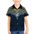 Personalized Parramatta Eels Hawaiian Shirt Polynesian Tribal Pattern Style