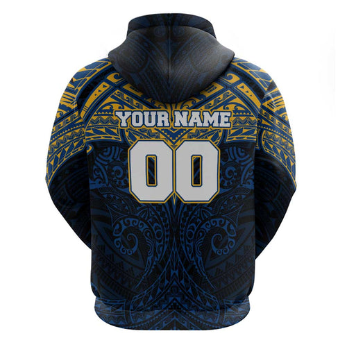 Personalized Parramatta Eels Hoodie Polynesian Tribal Pattern Style