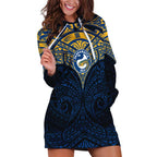 Personalized Parramatta Eels Hoodie Dress Polynesian Tribal Pattern Style