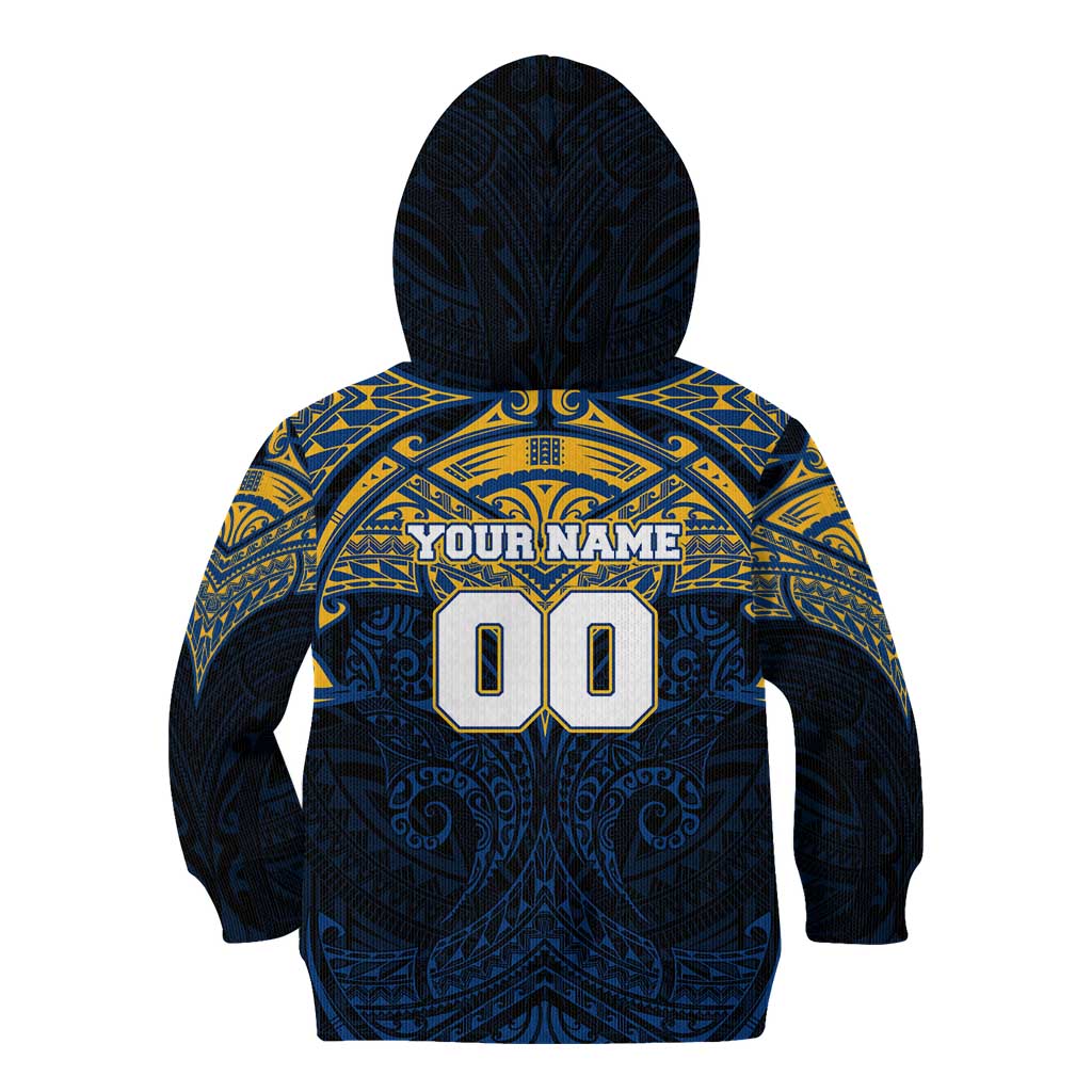 Personalized Parramatta Eels Kid Hoodie Polynesian Tribal Pattern Style