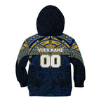 Personalized Parramatta Eels Kid Hoodie Polynesian Tribal Pattern Style