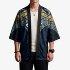 Personalized Parramatta Eels Kimono Polynesian Tribal Pattern Style