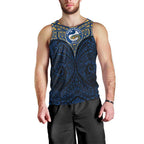 Personalized Parramatta Eels Men Tank Top Polynesian Tribal Pattern Style