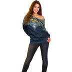 Personalized Parramatta Eels Off Shoulder Sweater Polynesian Tribal Pattern Style