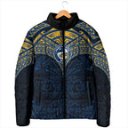 Personalized Parramatta Eels Padded Jacket Polynesian Tribal Pattern Style