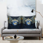 Personalized Parramatta Eels Pillow Cover Polynesian Tribal Pattern Style