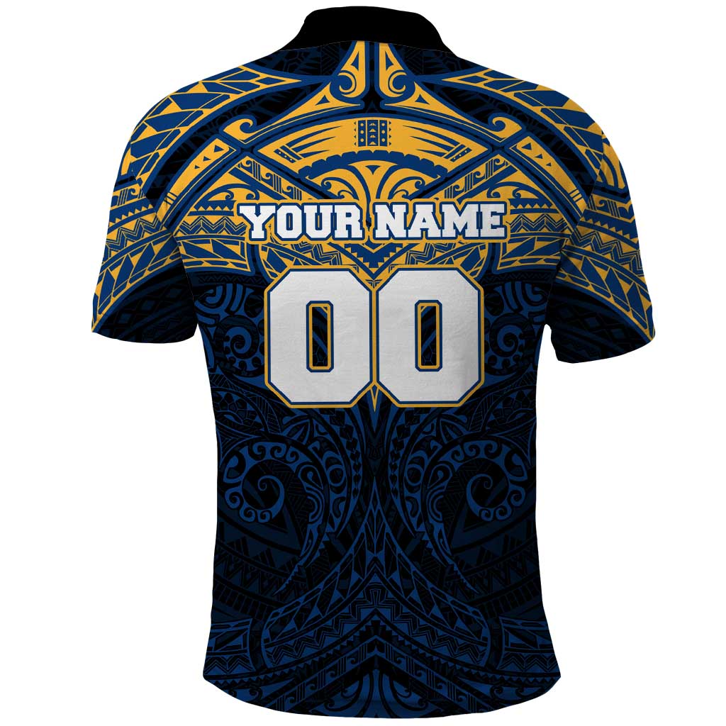 Personalized Parramatta Eels Polo Shirt Polynesian Tribal Pattern Style