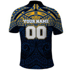 Personalized Parramatta Eels Polo Shirt Polynesian Tribal Pattern Style