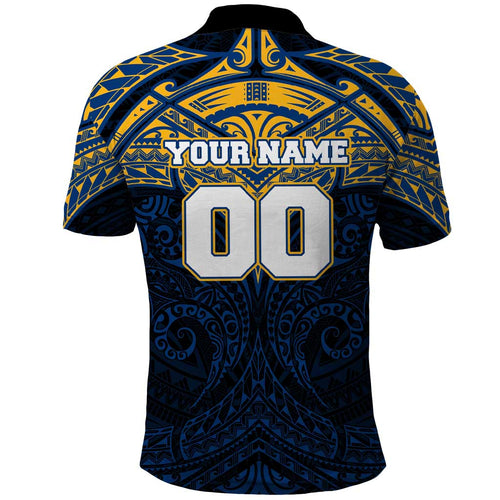 Personalized Parramatta Eels Polo Shirt Polynesian Tribal Pattern Style