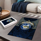 Personalized Parramatta Eels Puzzle Polynesian Tribal Pattern Style