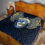 Personalized Parramatta Eels Quilt Polynesian Tribal Pattern Style