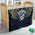 Personalized Parramatta Eels Quilt Polynesian Tribal Pattern Style