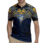 Personalized Parramatta Eels Rugby Jersey Polynesian Tribal Pattern Style