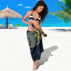 Personalized Parramatta Eels Sarong Polynesian Tribal Pattern Style