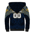 Personalized Parramatta Eels Sherpa Hoodie Polynesian Tribal Pattern Style