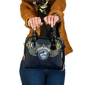 Personalized Parramatta Eels Shoulder Handbag Polynesian Tribal Pattern Style