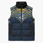 Personalized Parramatta Eels Sleeveless Puffer Jacket Polynesian Tribal Pattern Style