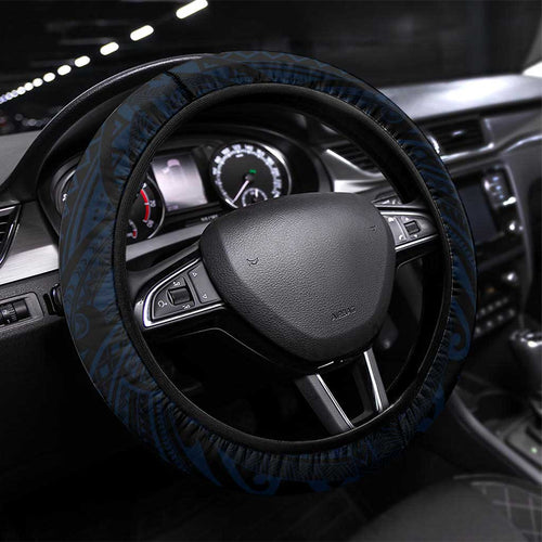 Parramatta Eels Steering Wheel Cover Polynesian Tribal Pattern Style