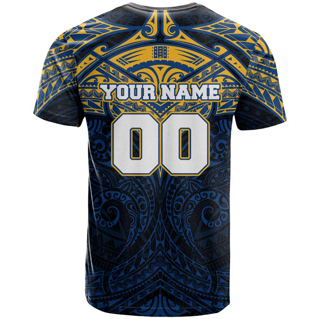 Personalized Parramatta Eels T Shirt Polynesian Tribal Pattern Style