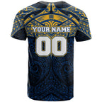 Personalized Parramatta Eels T Shirt Polynesian Tribal Pattern Style