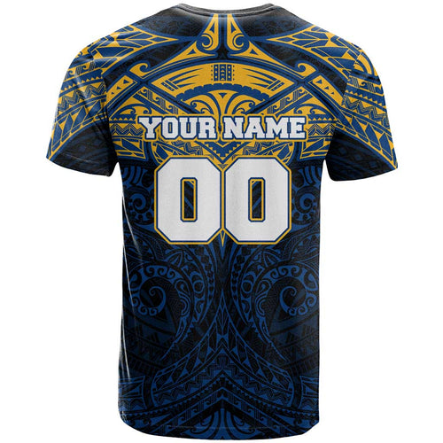 Personalized Parramatta Eels T Shirt Polynesian Tribal Pattern Style