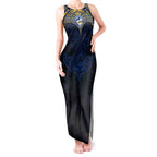 Personalized Parramatta Eels Tank Maxi Dress Polynesian Tribal Pattern Style
