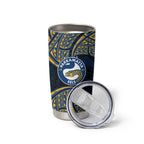 Personalized Parramatta Eels Tumbler Cup Polynesian Tribal Pattern Style