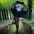 Personalized Parramatta Eels Umbrella Polynesian Tribal Pattern Style