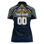 Personalized Parramatta Eels Women Polo Shirt Polynesian Tribal Pattern Style