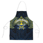 Personalized North Queensland Cowboys Apron Polynesian Tribal Pattern Style