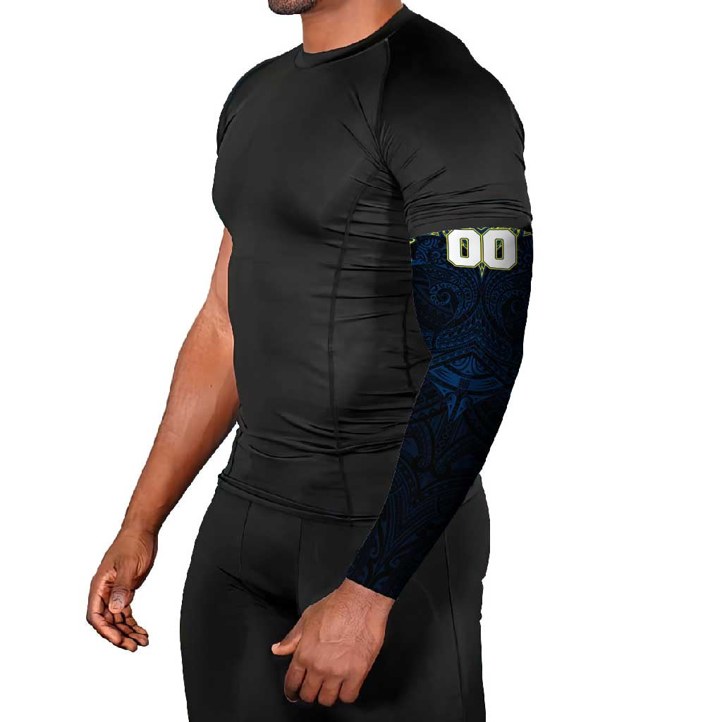 Personalized North Queensland Cowboys Arm Sleeves Polynesian Tribal Pattern Style