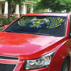 Personalized North Queensland Cowboys Auto Sun Shade Polynesian Tribal Pattern Style