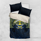 Personalized North Queensland Cowboys Bedding Set Polynesian Tribal Pattern Style