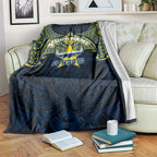 Personalized North Queensland Cowboys Blanket Polynesian Tribal Pattern Style