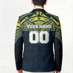 Personalized North Queensland Cowboys Blazer Polynesian Tribal Pattern Style