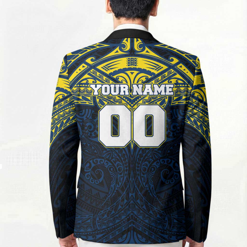 Personalized North Queensland Cowboys Blazer Polynesian Tribal Pattern Style