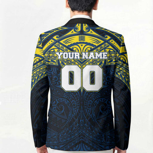 Personalized North Queensland Cowboys Blazer Polynesian Tribal Pattern Style
