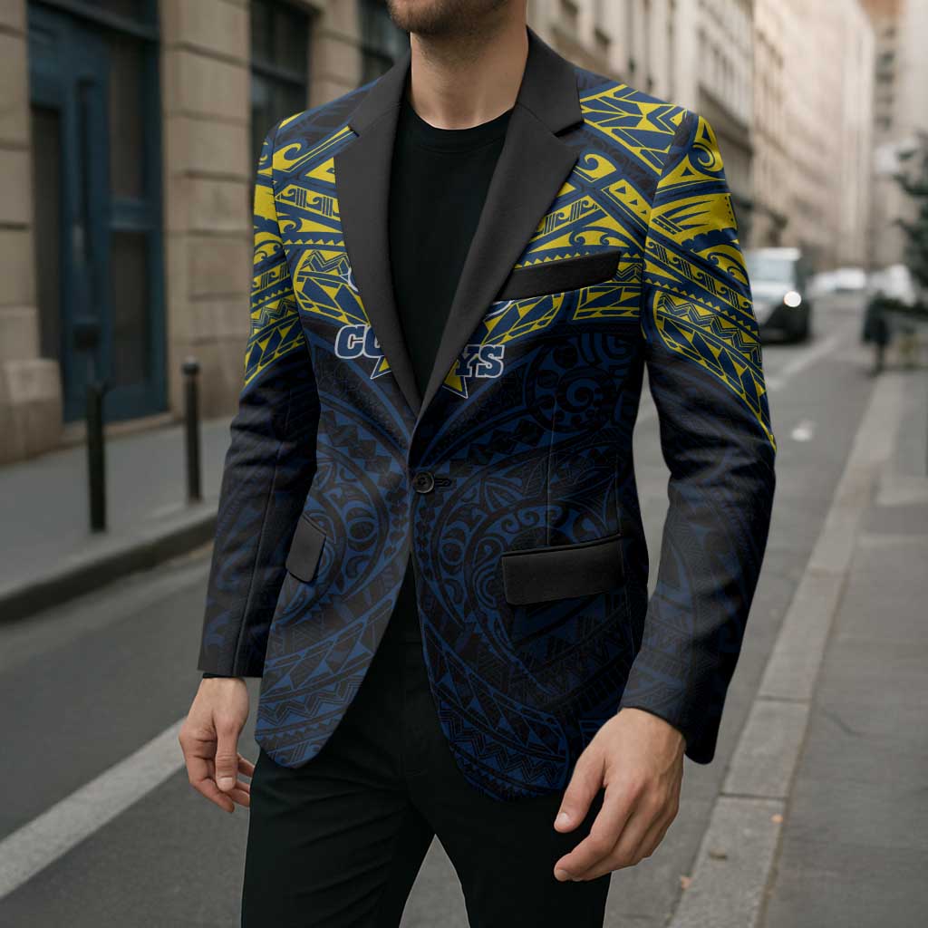 Personalized North Queensland Cowboys Blazer Polynesian Tribal Pattern Style