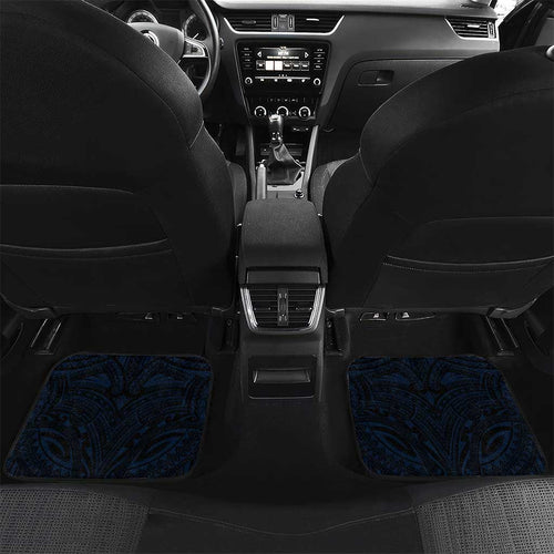 Personalized North Queensland Cowboys Car Mats Polynesian Tribal Pattern Style