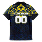 Personalized North Queensland Cowboys Family Matching Mermaid Dress and Hawaiian Shirt Polynesian Tribal Pattern Style